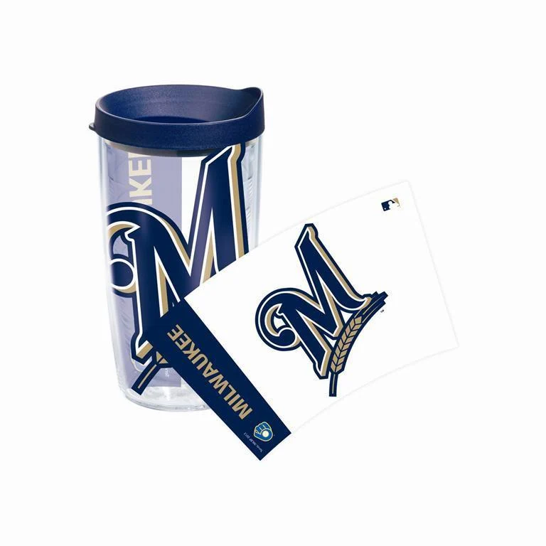 Milwaukee Brewers Colossal 16 oz. Tervis Tumbler with Lid - (Set of 2)