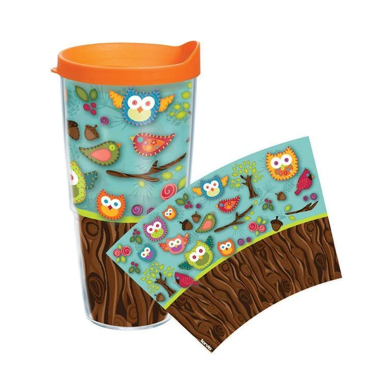 Owls 24 oz. Tervis Tumbler with Lid - (Set of 2)