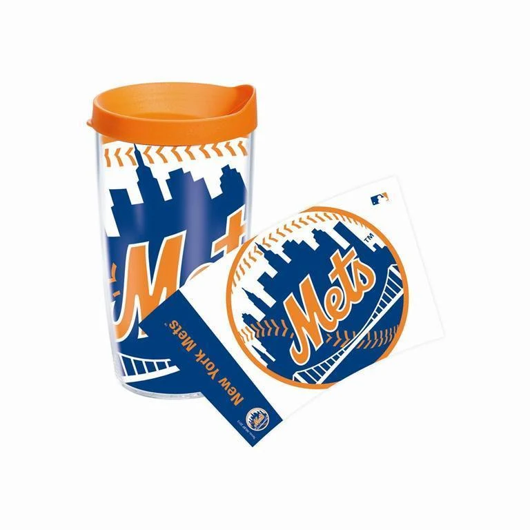 New York Mets Colossal 16 oz. Tervis Tumbler with Lid - (Set of 2)