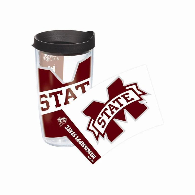 Mississippi State University Colossal 16 oz. Tervis Tumbler with Lid - (Set of 2)