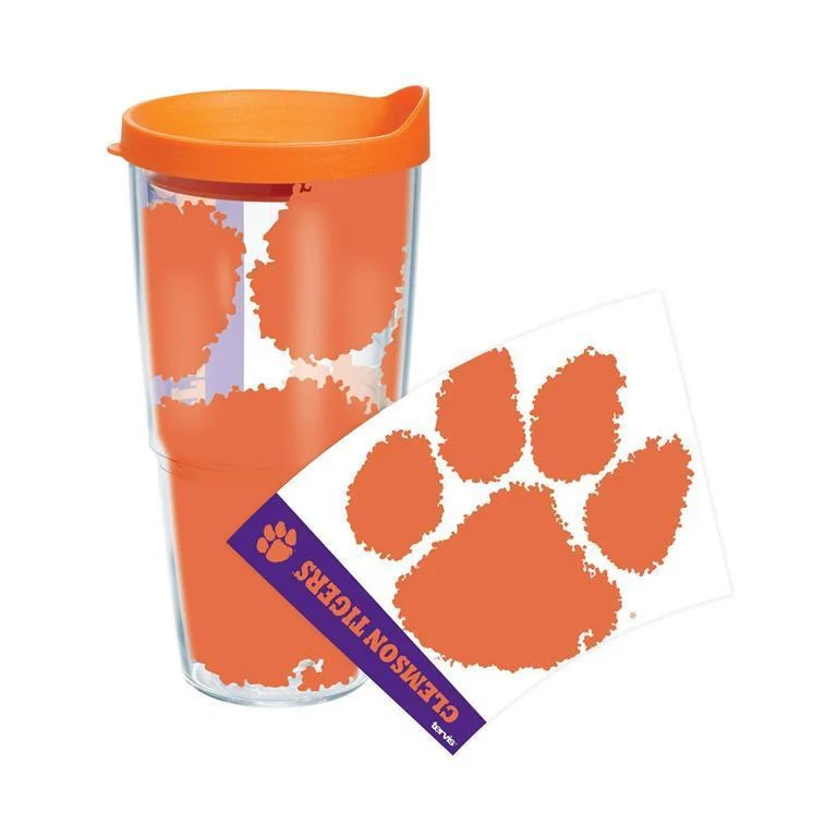 Clemson University Colossal 24 oz. Tervis Tumbler with Lid - (Set of 2)