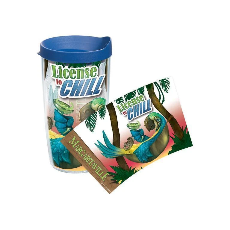 License to Chill 16 oz. Tervis Tumbler with Lid - (Set of 2)