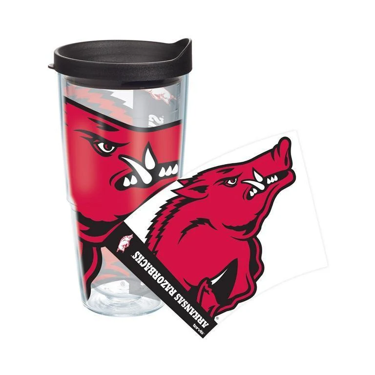 University of Arkansas Colossal 24 oz. Tervis Tumbler with Lid - (Set of 2)
