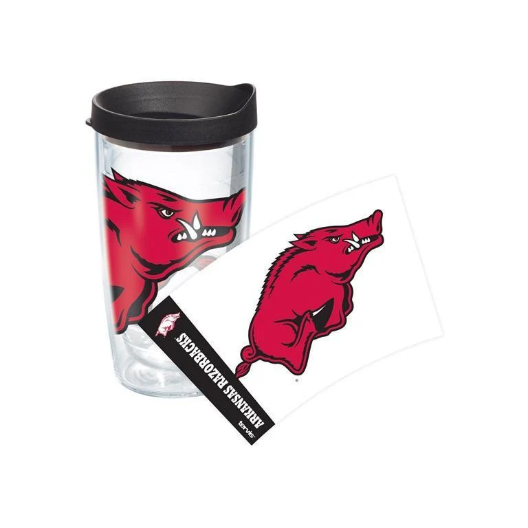 University of Arkansas Colossal 16 oz. Tervis Tumbler with Lid - (Set of 2)