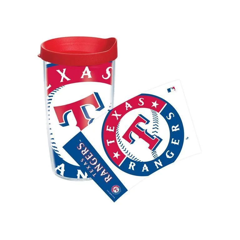 Texas Rangers Colossal 16 oz. Tervis Tumbler with Lid - (Set of 2)