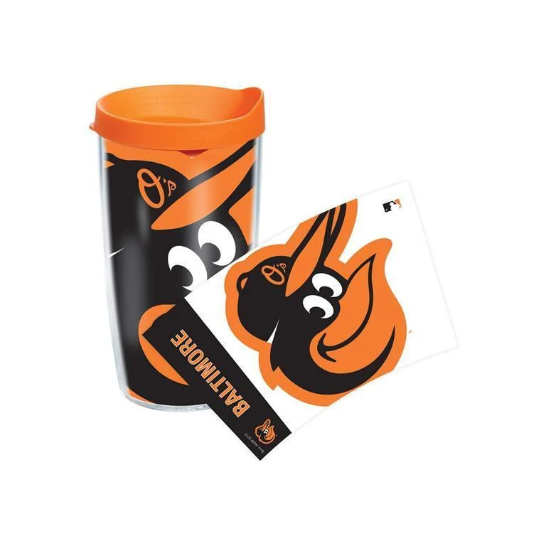 Baltimore Orioles Colossal 16 oz. Tervis Tumbler with Lid - (Set of 2)