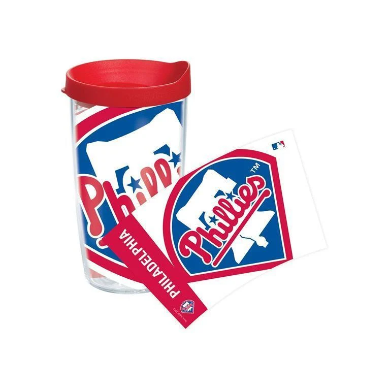 Philadelphia Phillies Colossal 16 oz. Tervis Tumbler with Lid - (Set of 2)