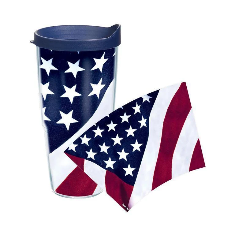 American Flag 24 oz. Tervis Tumbler with Lid (Set of 2)
