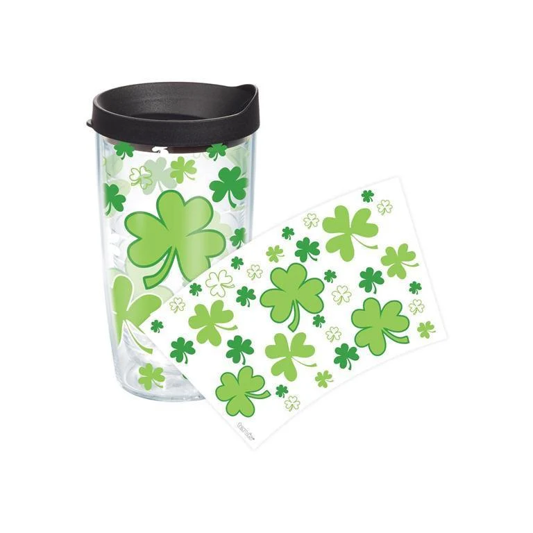 Shamrocks 16 oz. Tervis Tumbler with Lid - (Set of 2)