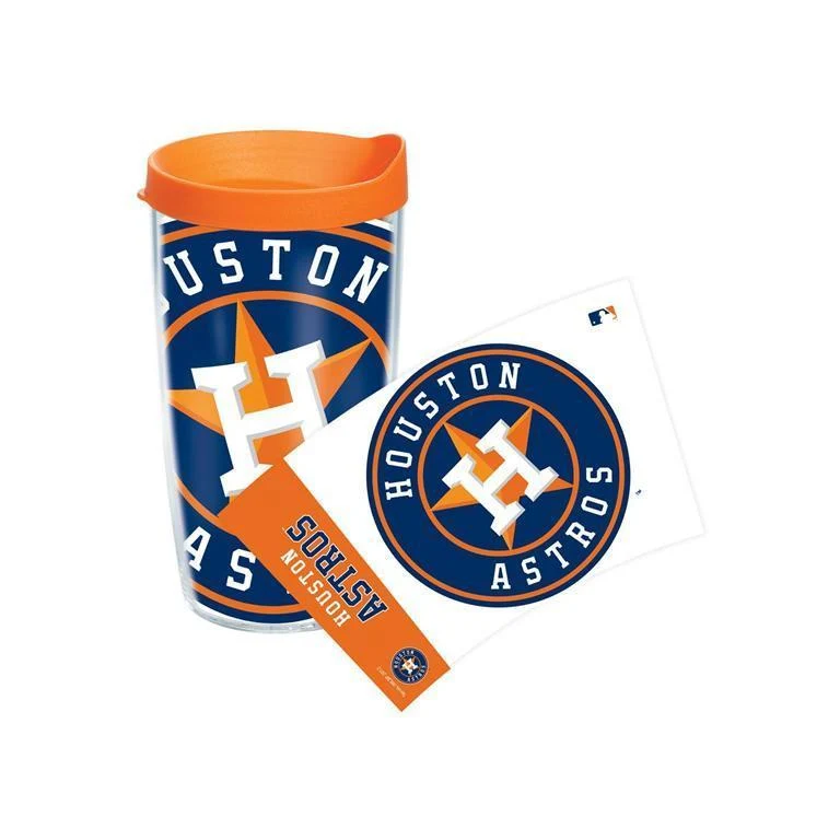 Houston Astros Colossal 16 oz. Tervis Tumbler with Lid - (Set of 2)