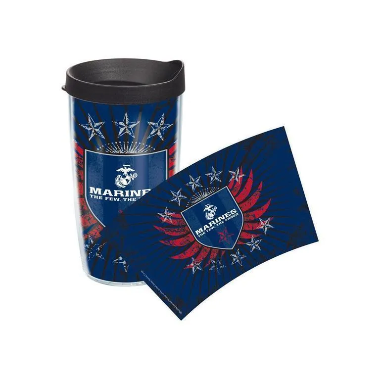 Marine Corps 16 oz. Tervis Tumbler with Lid - (Set of 2)