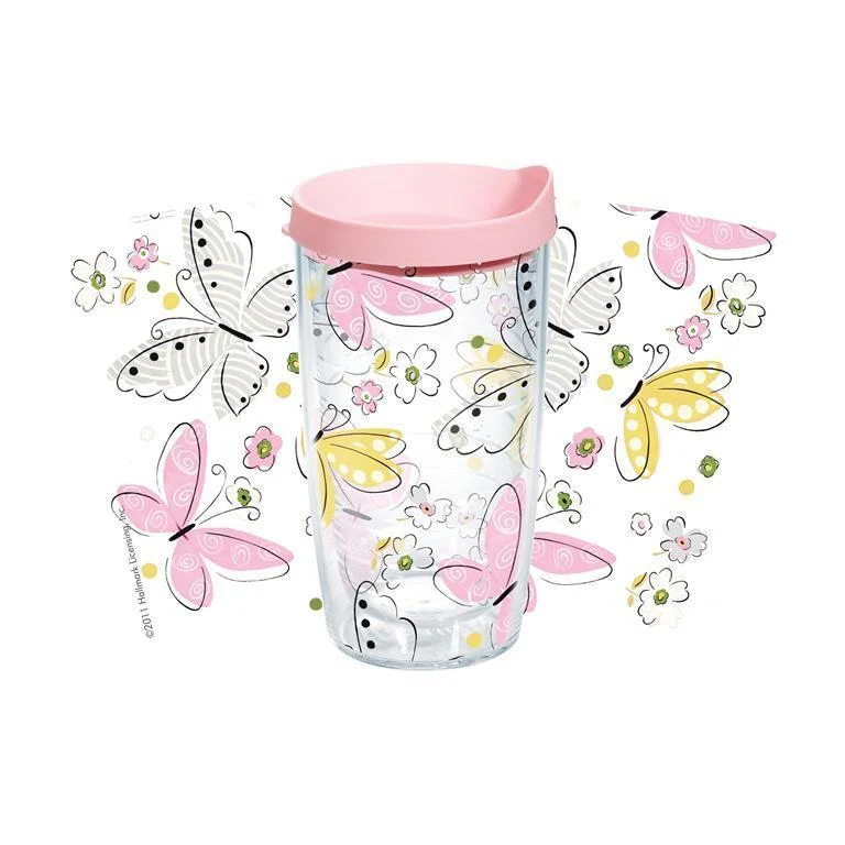 Butterfly 16 oz. Tervis Tumbler with Lid - (Set of 2)