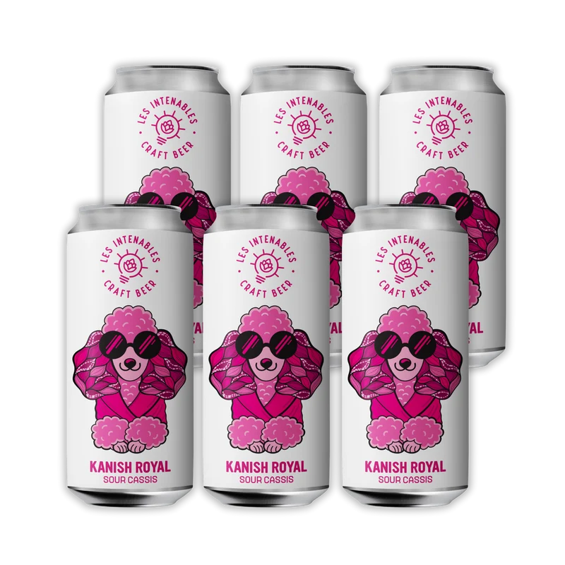 Pack de 6 Kanish Royal - sour cassis - 6x44cl