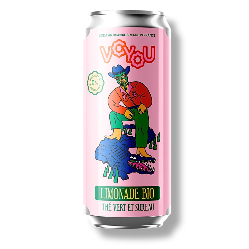 Limonade Bio Thé Vert & Sureau - 25cl