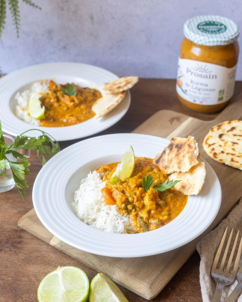 Korma de Légumes Bio 680 g