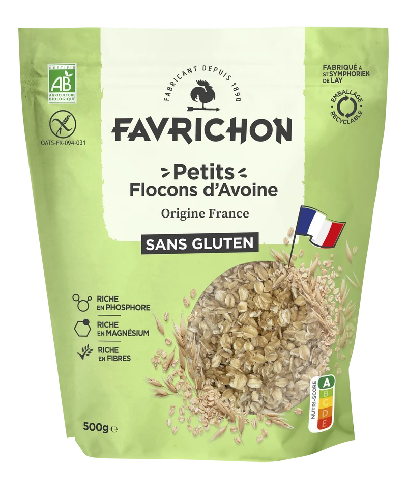 Petits Flocons d’Avoine Sans Gluten Bio