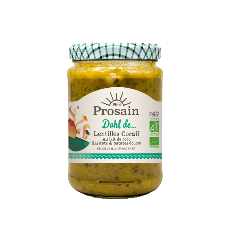 Dahl de Lentilles Corail Bio
