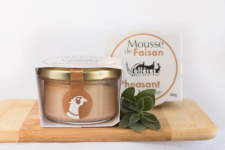 Mousse de faisan fumée
