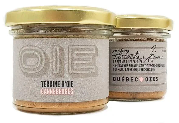 Terrine d'oies aux canneberges