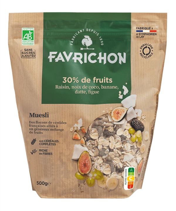 Muesli 30% de fruits bio