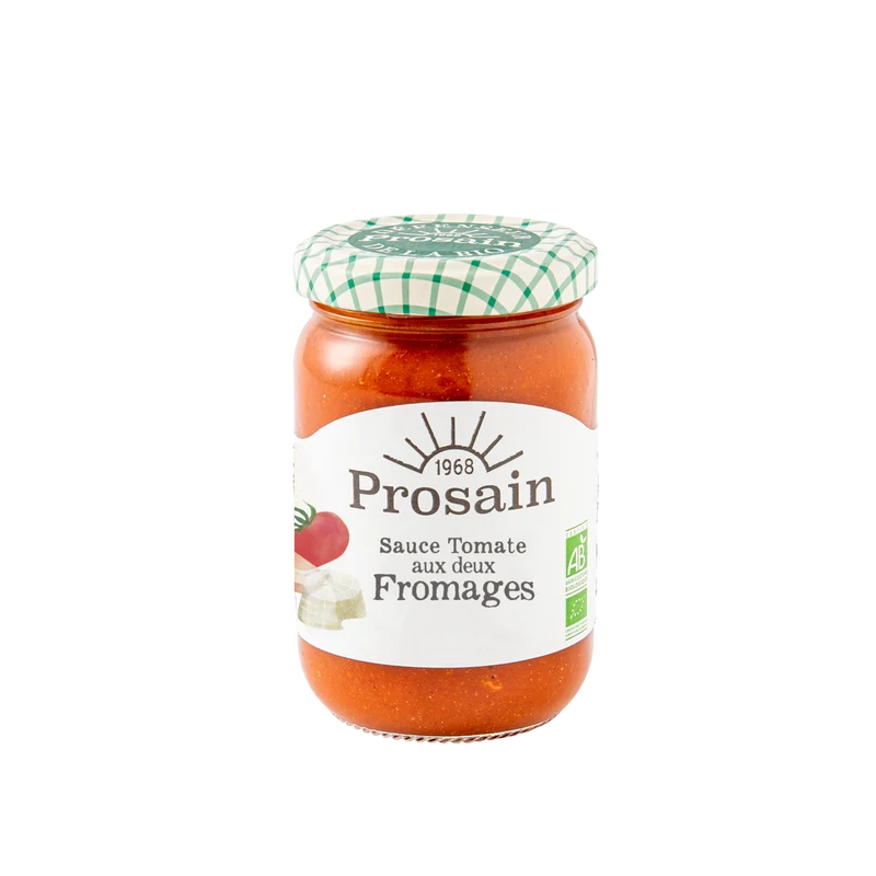 Sauce tomate aux deux fromages bio