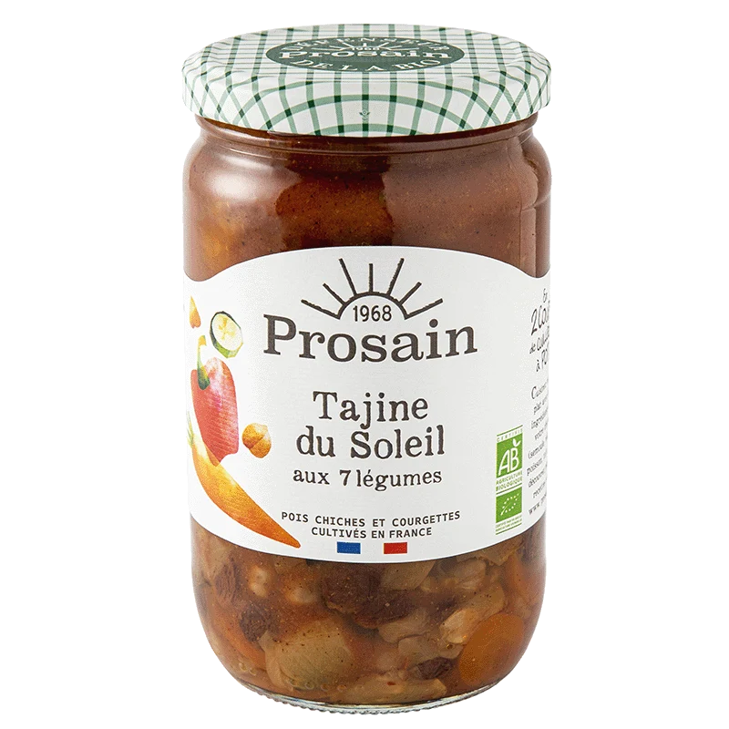 Tajine du Soleil Bio aux 7 légumes