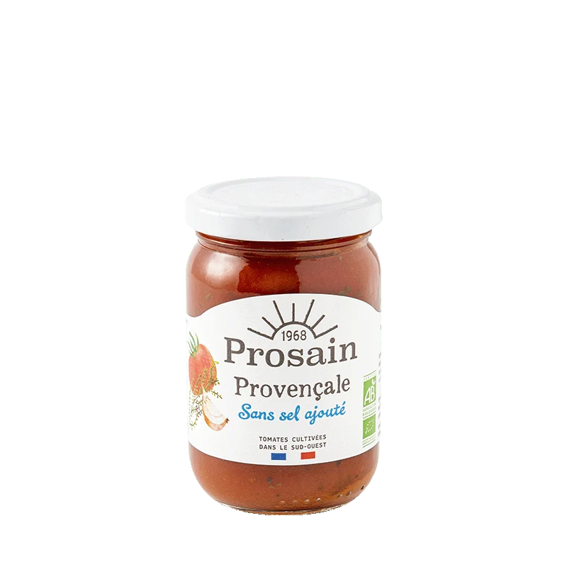 Sauce Tomate Provençale Bio Sans Sel Ajouté