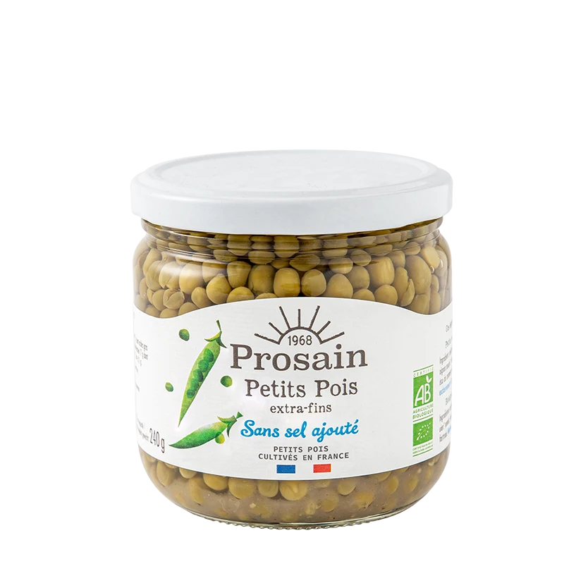 Petits Pois extra-fins Bio Sans Sel Ajouté