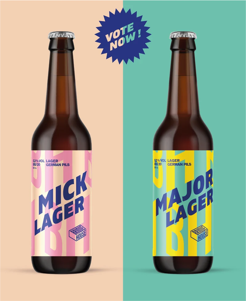 Mick Lager VS Major Lager - 33cl