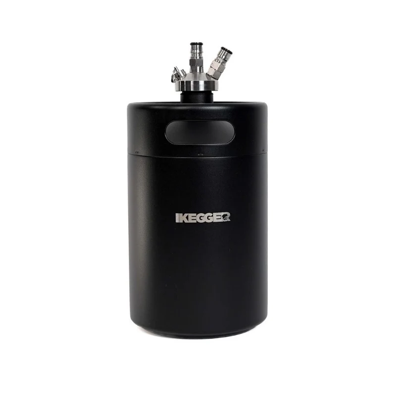 iKegger Insulated Mini Keg | Black - 2L, 4L & 5L
