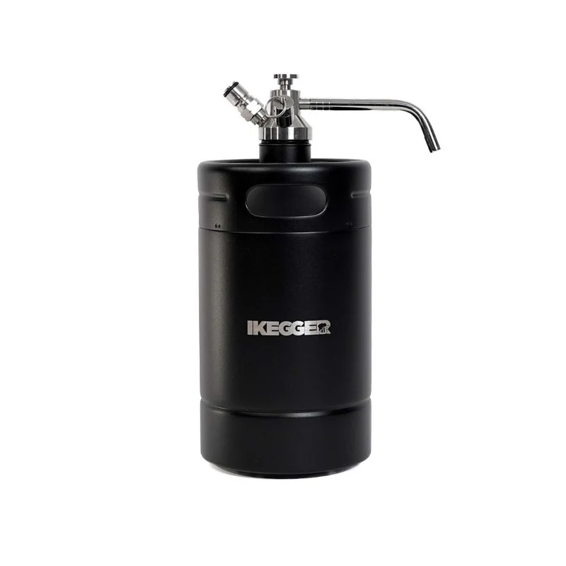 iKegger Insulated Mini Keg | Black - 2L, 4L & 5L