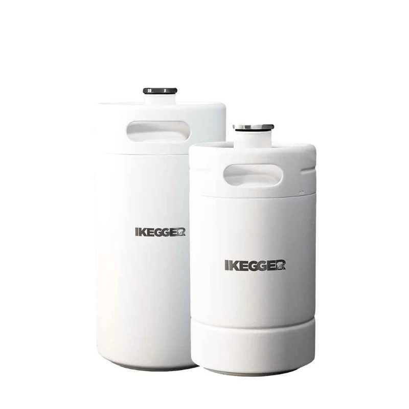 iKegger Insulated Mini Keg | White - 2L & 5L