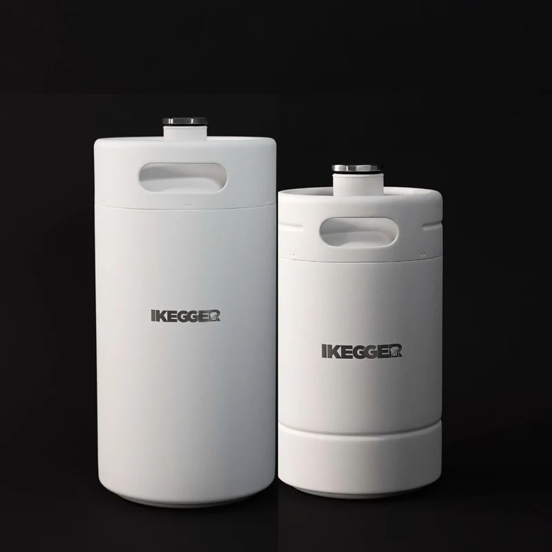 iKegger Insulated Mini Keg | White - 2L & 5L