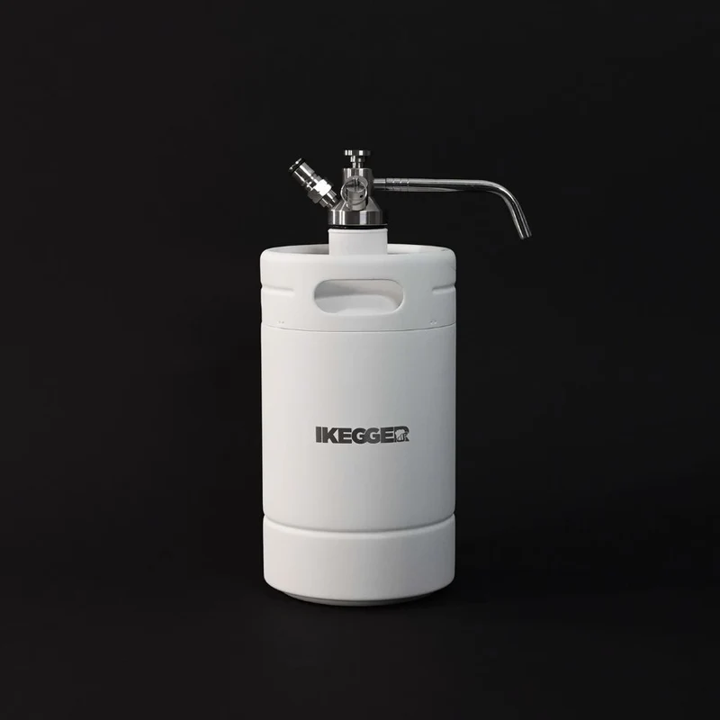 iKegger Insulated Mini Keg | White - 2L & 5L