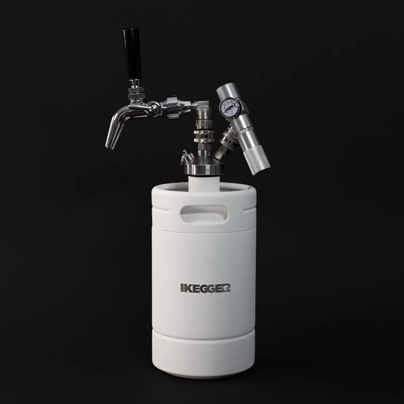 iKegger Insulated Mini Keg | White - 2L & 5L