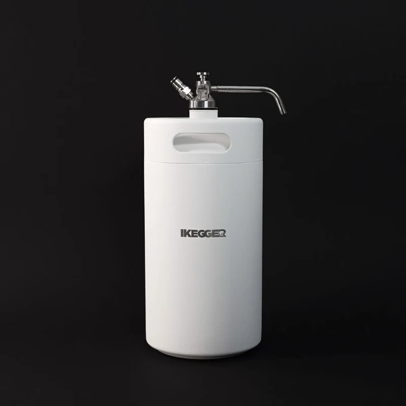 iKegger Insulated Mini Keg | White - 2L & 5L