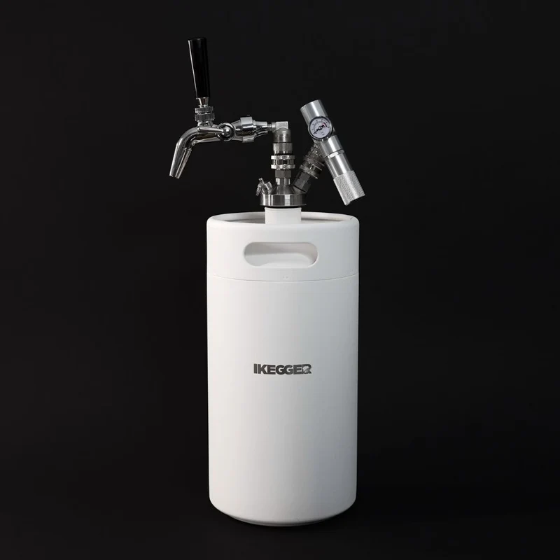 iKegger Insulated Mini Keg | White - 2L & 5L