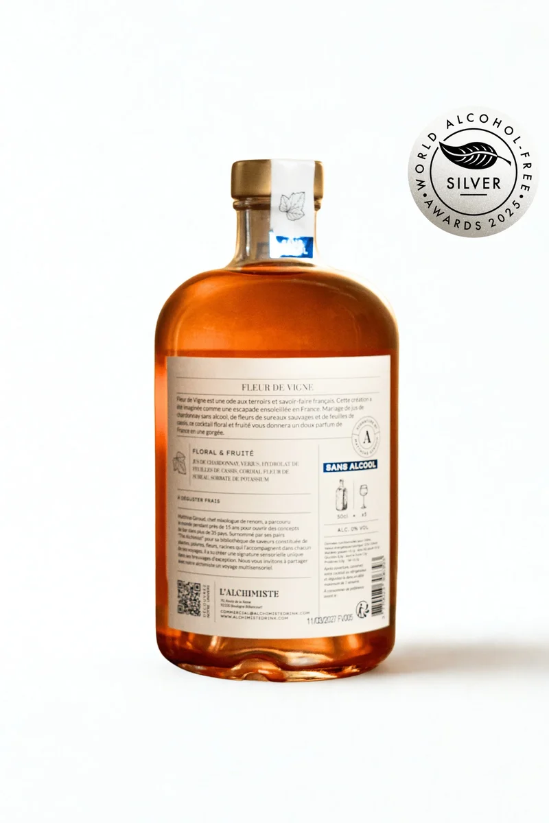 Cocktail Fleur de Sureau, fleur de Vigne 0,0% - L’Alchimiste by Matthias Giroud - 50 cl
