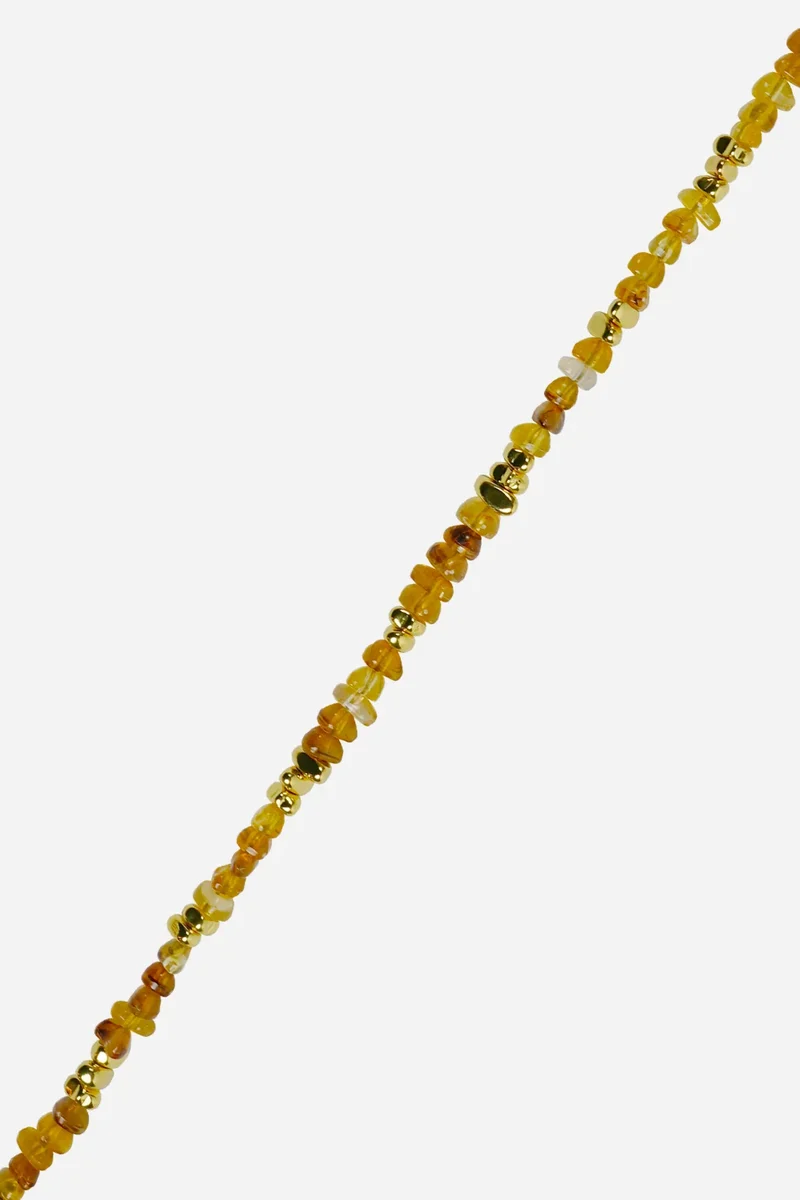 Chaine téléphone - Liviya Ambre 120 cm