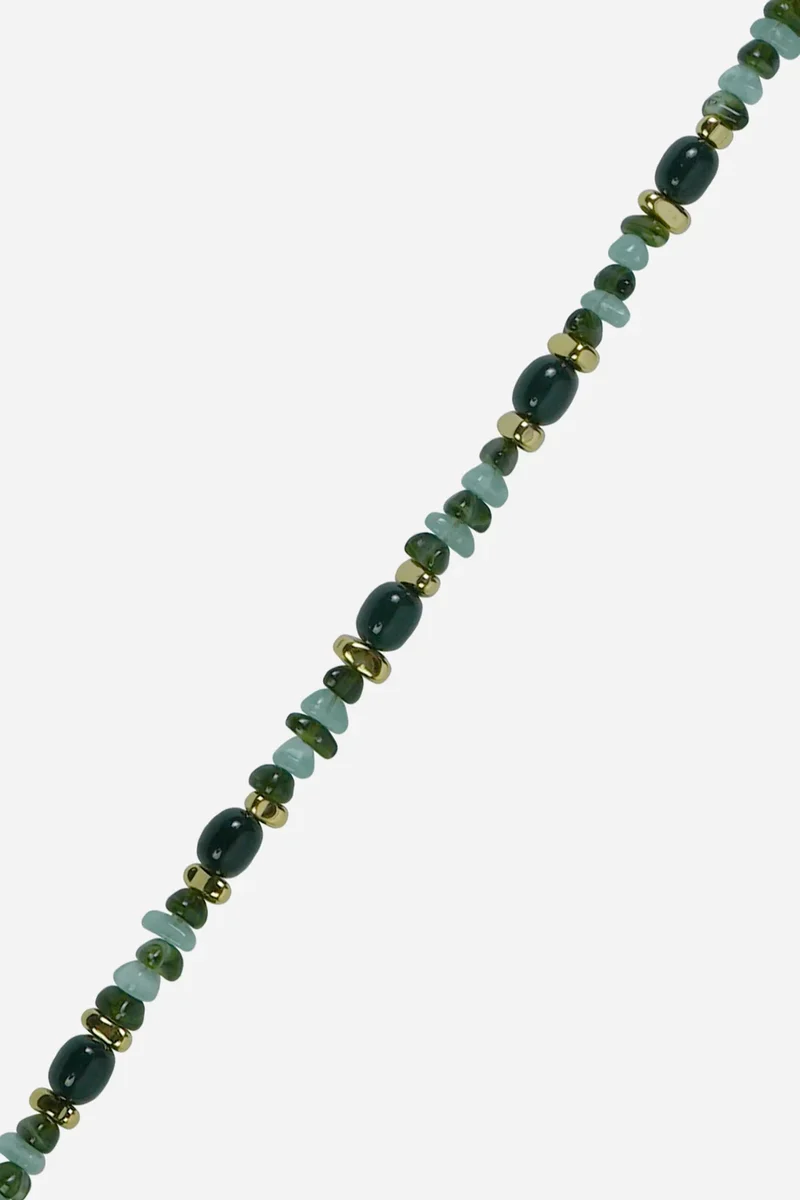 Chaine téléphone - Longue Lana verte 120 cm