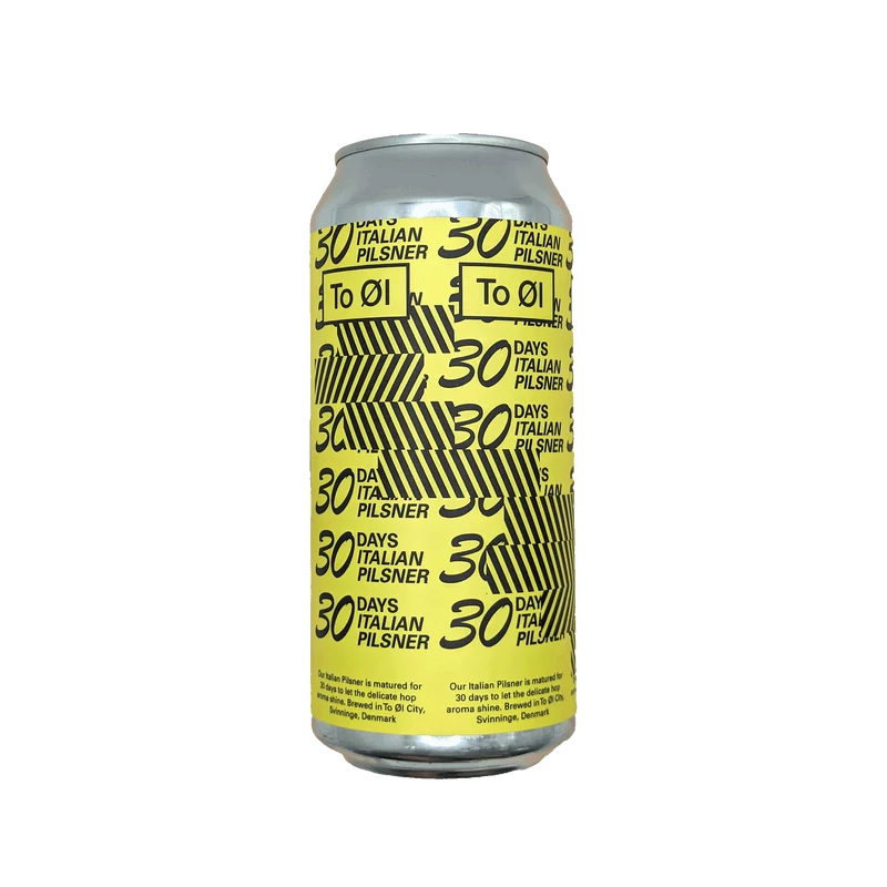 To Øl - 30 Days Italian Pilsner 44cl