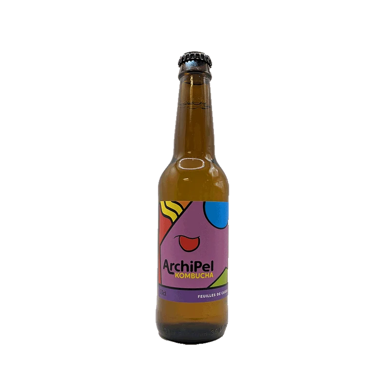 Archipel - Kombucha feuilles de Cassis BIO 33cl