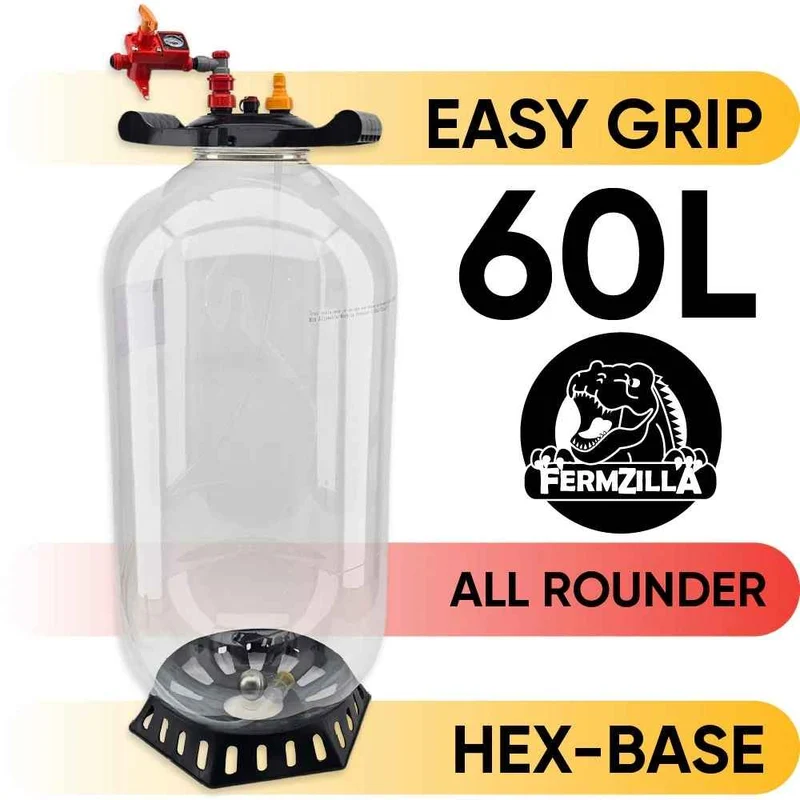 FermZilla Allrounder Starter Kit 60L Easy-Grip - with Pressure Kit & Spunding Valve