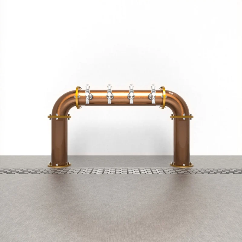 Arcadia Bridge Copper 3in | Antique