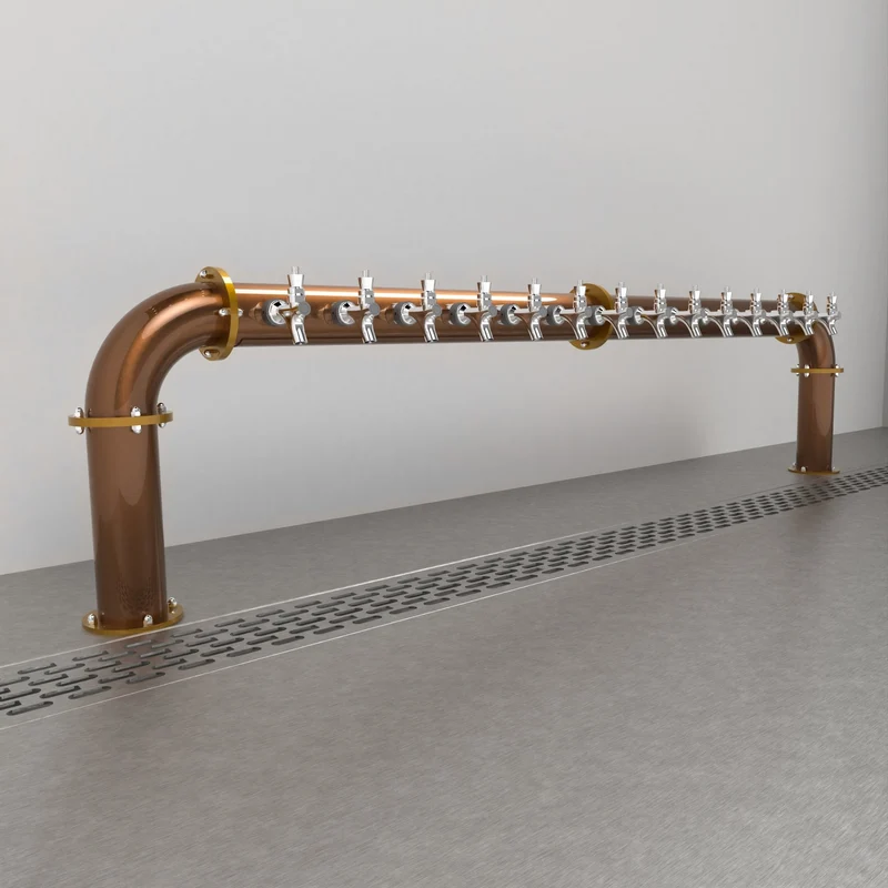 Arcadia Bridge Copper 3in | Antique