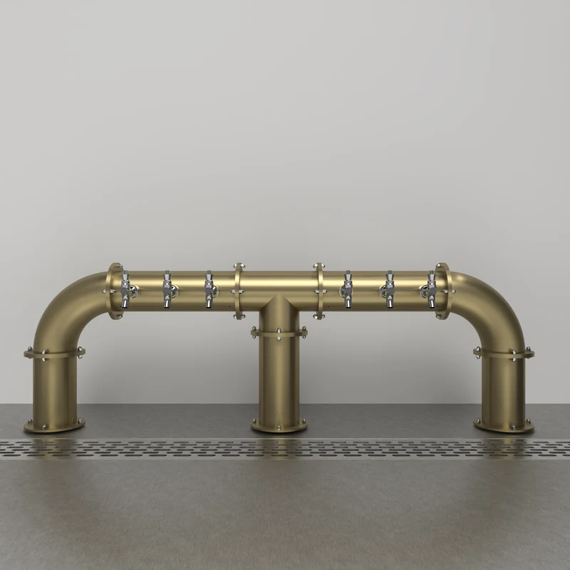 Arcadia M Bridge 4in | Gold