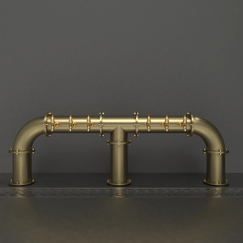 Arcadia M Bridge 4in | Gold