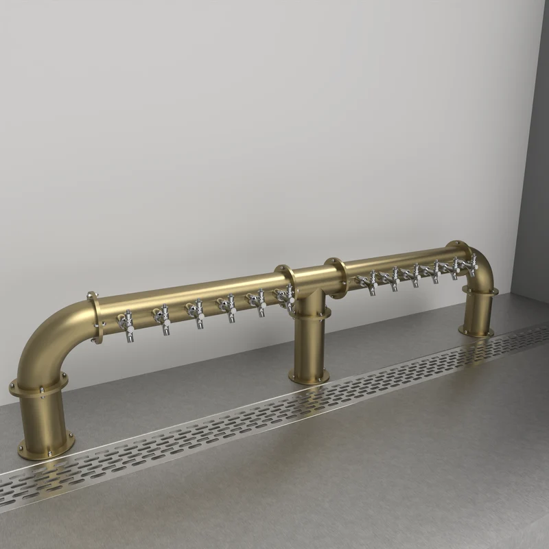 Arcadia M Bridge 4in | Gold