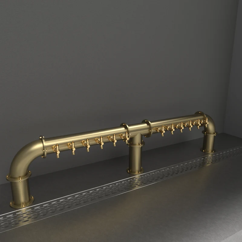 Arcadia M Bridge 4in | Gold