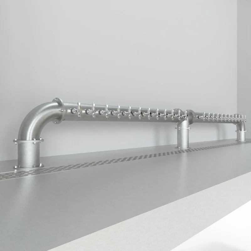Arcadia M Bridge 4in | Brushed